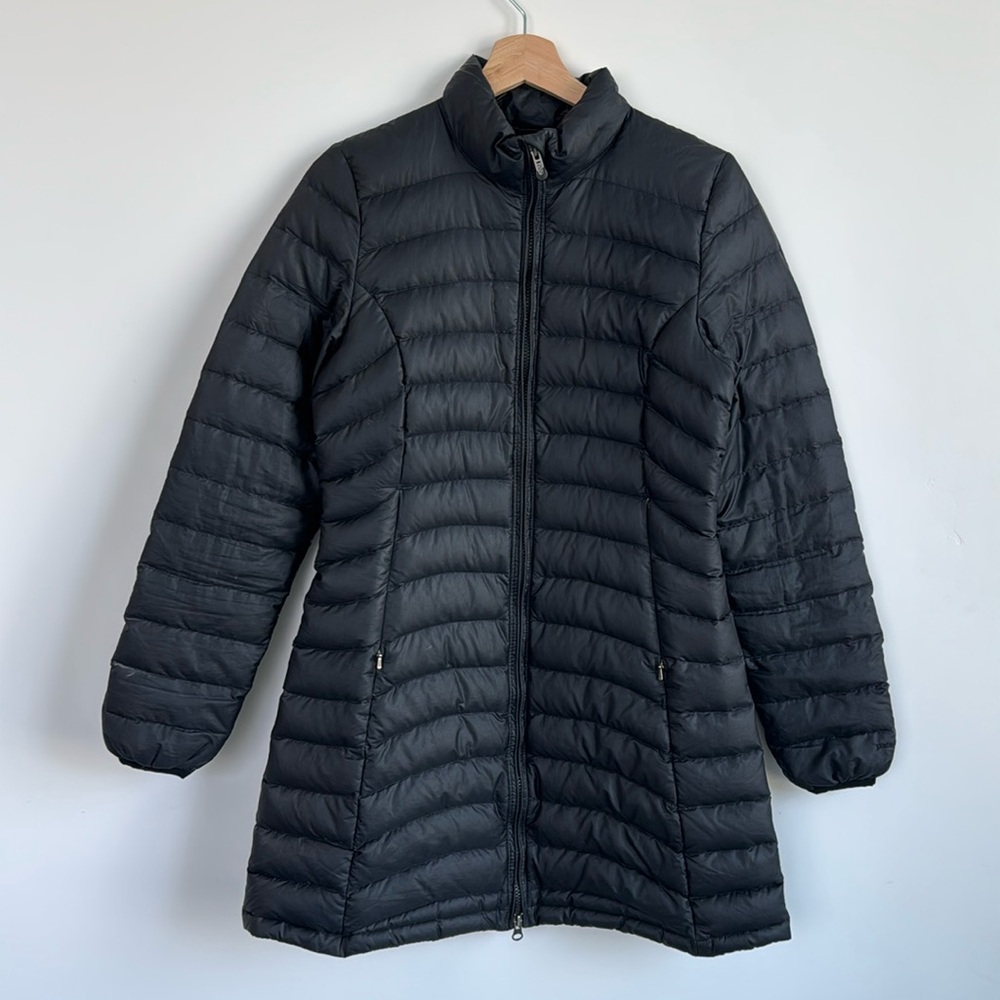 Patagonia 3/4 long down jacket size small